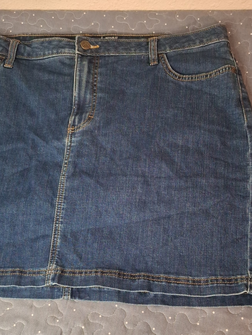 Lee Regular Fit Mid Rise Denim Skort size 20